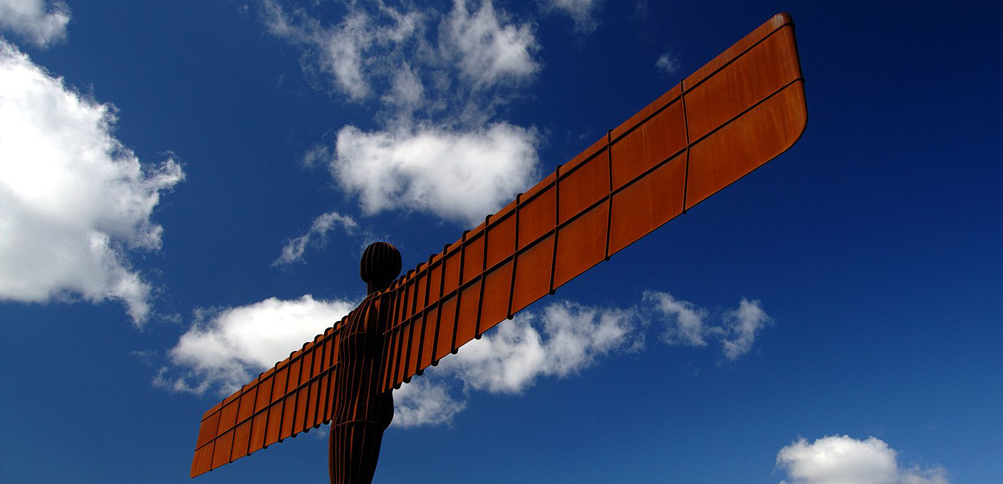 Angel of the North Modell Kunstschmied Höller Niedersachsen, Skulptur in Metall