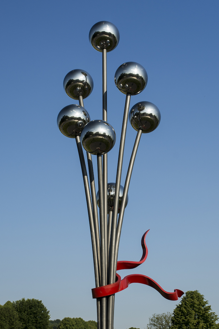 Kunst am Bau und öffentliche Parks Niedersachen und Bundesrepublik BRD Meisterskulptur Niedersachsen Kunstschmiede Bad Essen von Dirk Höller