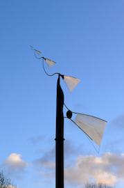 Windspiel Windfahne Windanzeiger Windskulptur,kinetische Skulptur